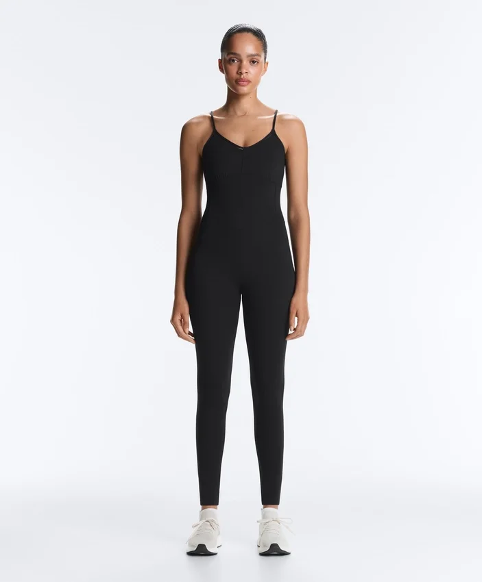 Comfortlux langer Jumpsuit mit Hohlsaum Comfortlux langer Jumpsuit mit Hohlsaum