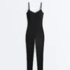 Comfortlux langer Jumpsuit mit Hohlsaum Comfortlux langer Jumpsuit mit Hohlsaum