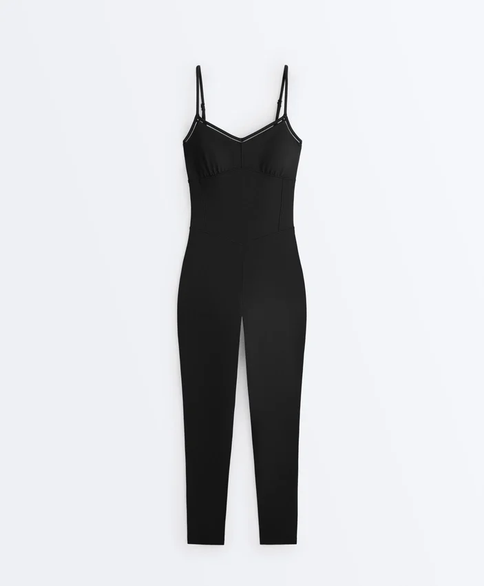 Comfortlux langer Jumpsuit mit Hohlsaum Comfortlux langer Jumpsuit mit Hohlsaum
