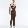 Comfortlux langer Jumpsuit mit Paspelierung Comfortlux langer Jumpsuit mit Paspelierung