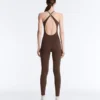 Comfortlux langer Jumpsuit mit Paspelierung Comfortlux langer Jumpsuit mit Paspelierung