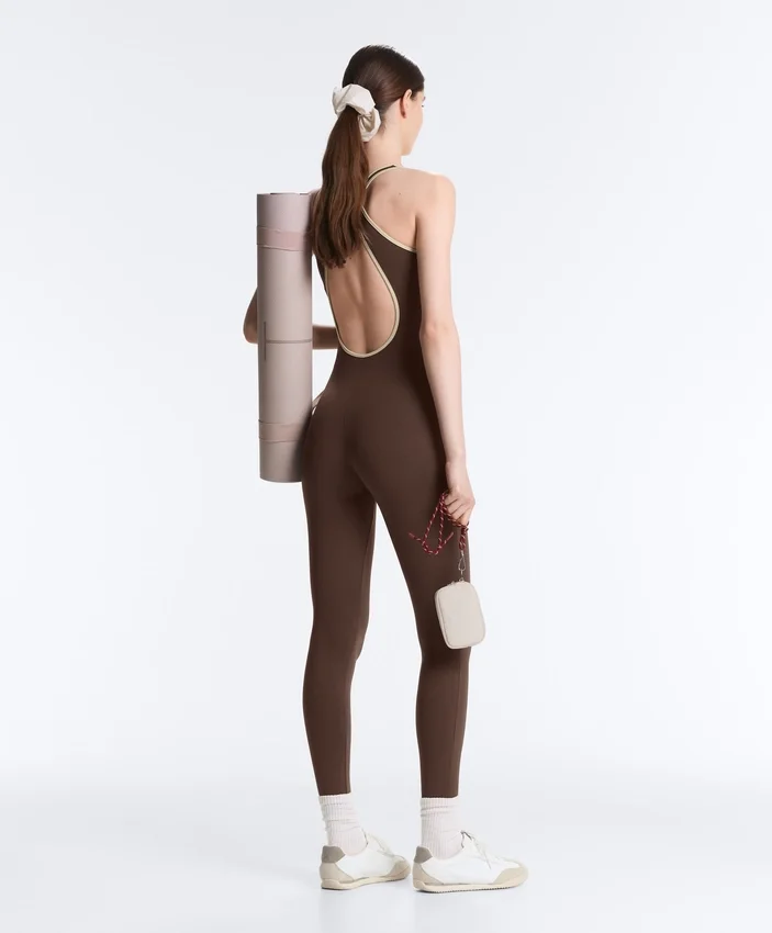 Comfortlux langer Jumpsuit mit Paspelierung Comfortlux langer Jumpsuit mit Paspelierung