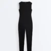 Comfortlux langer Jumpsuit mit U-Boot-Ausschnitt Comfortlux langer Jumpsuit mit U-Boot-Ausschnitt