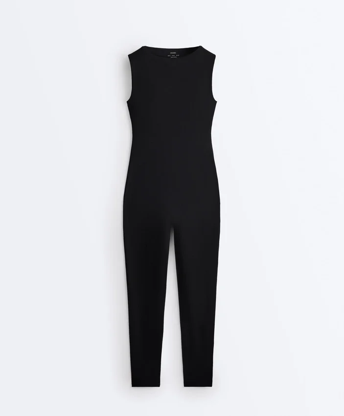 Comfortlux langer Jumpsuit mit U-Boot-Ausschnitt Comfortlux langer Jumpsuit mit U-Boot-Ausschnitt