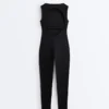 Comfortlux langer Jumpsuit mit U-Boot-Ausschnitt Comfortlux langer Jumpsuit mit U-Boot-Ausschnitt