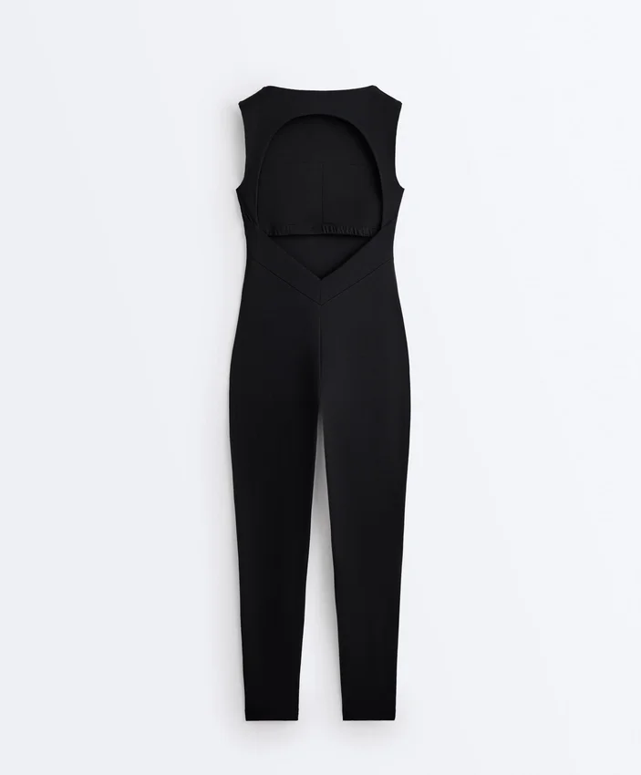Comfortlux langer Jumpsuit mit U-Boot-Ausschnitt Comfortlux langer Jumpsuit mit U-Boot-Ausschnitt