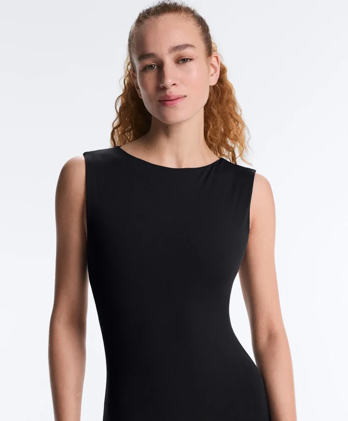 Comfortlux langer Jumpsuit mit U-Boot-Ausschnitt Comfortlux langer Jumpsuit mit U-Boot-Ausschnitt