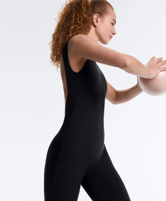 Comfortlux langer Jumpsuit mit U-Boot-Ausschnitt Comfortlux langer Jumpsuit mit U-Boot-Ausschnitt