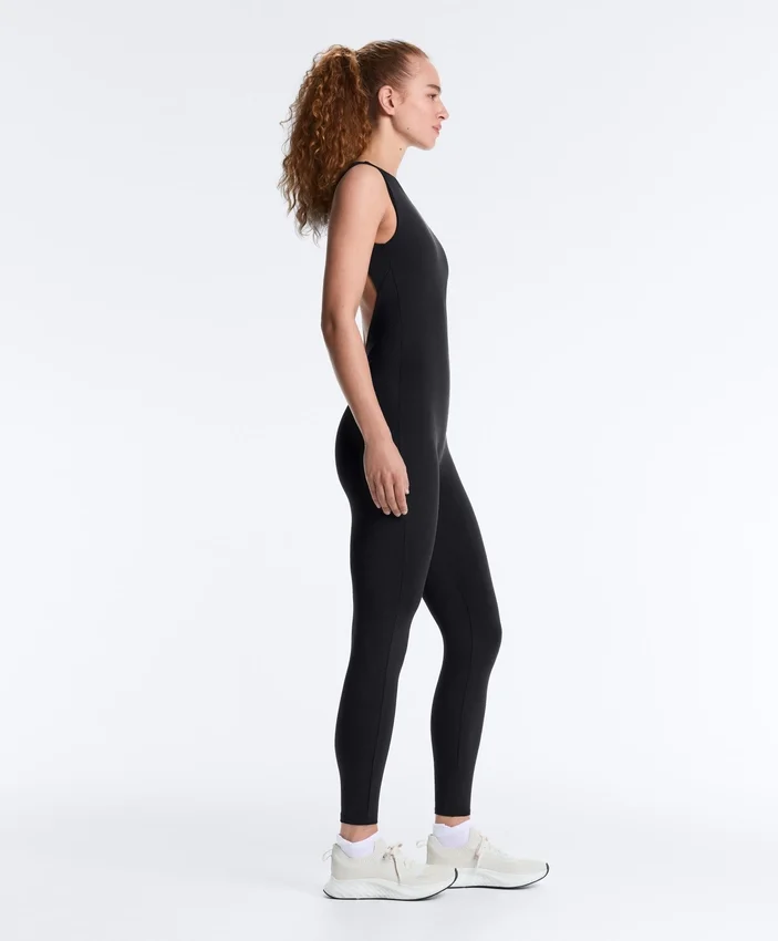 Comfortlux langer Jumpsuit mit U-Boot-Ausschnitt Comfortlux langer Jumpsuit mit U-Boot-Ausschnitt
