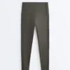 Comfortlux Leggings mit hohem Bund und geripptem Saum, knöchellang Comfortlux Leggings mit hohem Bund und geripptem Saum, knöchellang