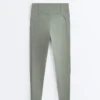 Comfortlux Leggings mit hohem Bund und geripptem Saum, knöchellang Comfortlux Leggings mit hohem Bund und geripptem Saum, knöchellang