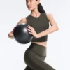 Comfortlux Leggings mit hohem Bund und geripptem Saum, knöchellang Comfortlux Leggings mit hohem Bund und geripptem Saum, knöchellang