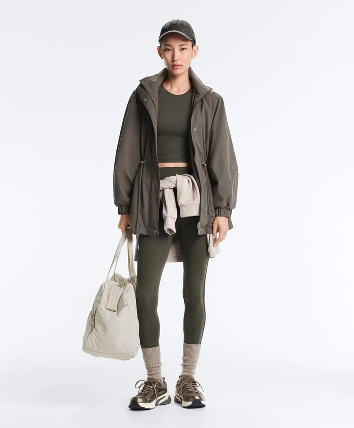 Comfortlux Leggings mit hohem Bund und geripptem Saum, knöchellang Comfortlux Leggings mit hohem Bund und geripptem Saum, knöchellang
