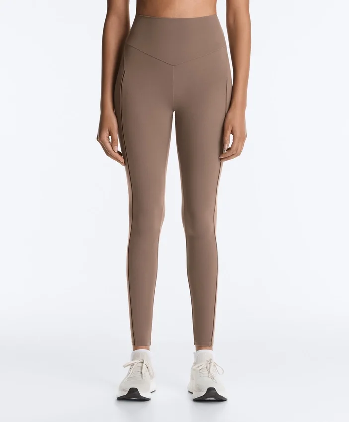 Comfortlux Leggings mit hohem Bund und Hohlsaum, knöchellang Comfortlux Leggings mit hohem Bund und Hohlsaum, knöchellang