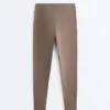 Comfortlux Leggings mit hohem Bund und Hohlsaum, knöchellang Comfortlux Leggings mit hohem Bund und Hohlsaum, knöchellang