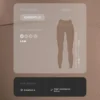 Comfortlux Leggings mit hohem Bund und Hohlsaum, knöchellang Comfortlux Leggings mit hohem Bund und Hohlsaum, knöchellang