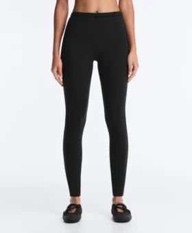Comfortlux Leggings mit hoher Taille (65 cm) und Knöchellänge, mit Gürtel