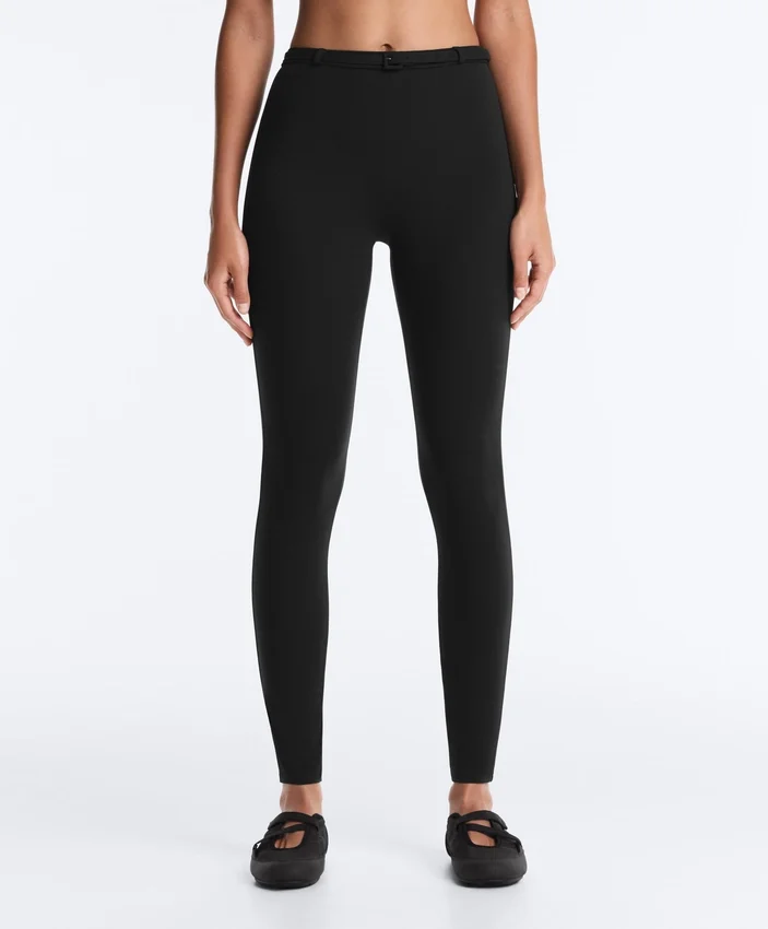Comfortlux Leggings mit hoher Taille (65 cm) und Knöchellänge, mit Gürtel Comfortlux Leggings mit hoher Taille (65 cm) und Knöchellänge, mit Gürtel