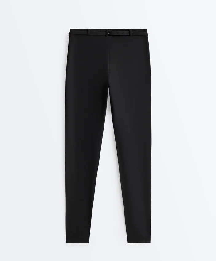 Comfortlux Leggings mit hoher Taille (65 cm) und Knöchellänge, mit Gürtel Comfortlux Leggings mit hoher Taille (65 cm) und Knöchellänge, mit Gürtel