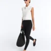 Comfortlux Leggings mit hoher Taille (65 cm) und Knöchellänge, mit Gürtel Comfortlux Leggings mit hoher Taille (65 cm) und Knöchellänge, mit Gürtel