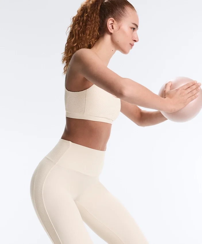 Comfortlux Leggings mit hoher Taille, gerippt, 65 cm, knöchellang Comfortlux Leggings mit hoher Taille, gerippt, 65 cm, knöchellang