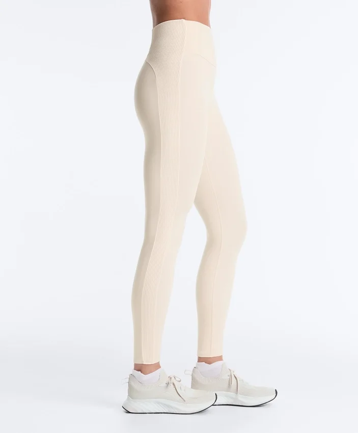 Comfortlux Leggings mit hoher Taille, gerippt, 65 cm, knöchellang Comfortlux Leggings mit hoher Taille, gerippt, 65 cm, knöchellang