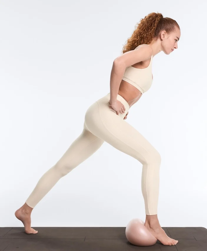 Comfortlux Leggings mit hoher Taille, gerippt, 65 cm, knöchellang Comfortlux Leggings mit hoher Taille, gerippt, 65 cm, knöchellang
