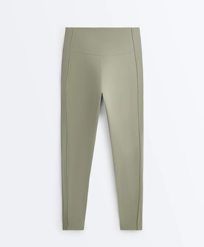Comfortlux Leggings mit hoher Taille und geripptem Bund, knöchellang Comfortlux Leggings mit hoher Taille und geripptem Bund, knöchellang