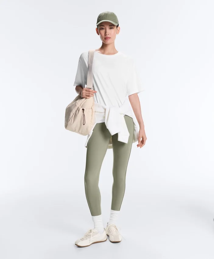 Comfortlux Leggings mit hoher Taille und geripptem Bund, knöchellang Comfortlux Leggings mit hoher Taille und geripptem Bund, knöchellang