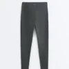 Comfortlux Leggings mit hoher Taille und Knöchellänge