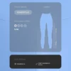 Comfortlux Leggings mit hoher Taille und Knöchellänge