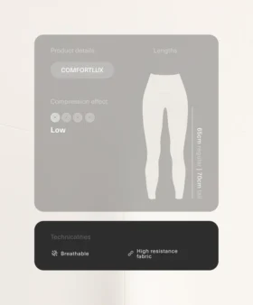 Comfortlux Leggings mit hoher Taille und Knöchellänge Comfortlux Leggings mit hoher Taille und Knöchellänge