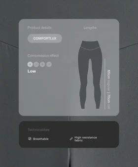 Comfortlux Leggings mit hoher Taille und Knöchellänge Comfortlux Leggings mit hoher Taille und Knöchellänge