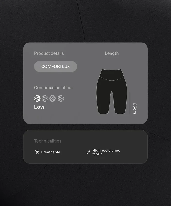 Comfortlux Radler-Leggings mit hoher Taille (25 cm) Comfortlux Radler-Leggings mit hoher Taille (25 cm)