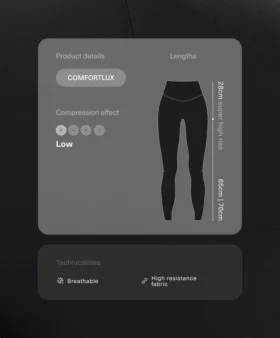 comfortlux super high rise knchellange leggings 2 280x338 - Comfortlux Super High-Rise kn&ouml;chellange Leggings