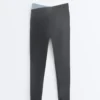 Comfortlux V-Waist Kontrast-Leggings in Knöchellänge Comfortlux V-Waist Kontrast-Leggings in Knöchellänge