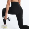 Compressive Leggings mit hoher Taille und Knöchellänge Compressive Leggings mit hoher Taille und Knöchellänge