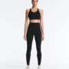 Compressive Leggings mit hoher Taille und Knöchellänge Compressive Leggings mit hoher Taille und Knöchellänge