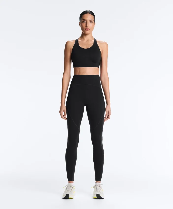 Compressive Leggings mit hoher Taille und Knöchellänge Compressive Leggings mit hoher Taille und Knöchellänge