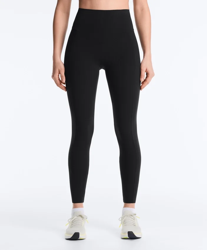 Compressive Leggings mit hoher Taille und Knöchellänge, mit Tasche Compressive Leggings mit hoher Taille und Knöchellänge, mit Tasche