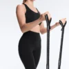 Compressive Leggings mit hoher Taille und Knöchellänge, mit Tasche Compressive Leggings mit hoher Taille und Knöchellänge, mit Tasche