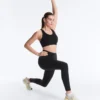 Compressive Leggings mit hoher Taille und Knöchellänge, mit Tasche Compressive Leggings mit hoher Taille und Knöchellänge, mit Tasche