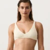 Crinkle-Halter-Bikini