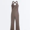 Crossover Comfortlux langer, ausgestellter Jumpsuit Crossover Comfortlux langer, ausgestellter Jumpsuit
