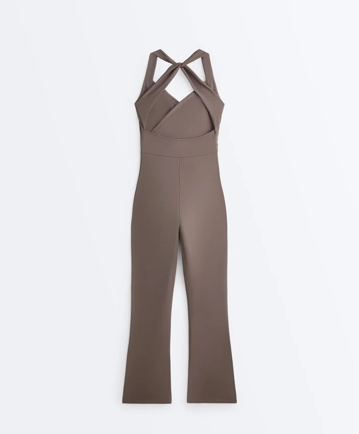 Crossover Comfortlux langer, ausgestellter Jumpsuit Crossover Comfortlux langer, ausgestellter Jumpsuit