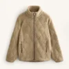 Diamantgesteppte Jacke aus Kunstfell Diamantgesteppte Jacke aus Kunstfell
