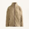Diamantgesteppte Jacke aus Kunstfell Diamantgesteppte Jacke aus Kunstfell
