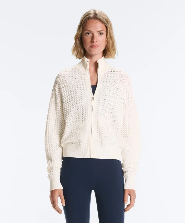 Durchbrochene Strickjacke Durchbrochene Strickjacke