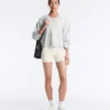 Evermove Hotpants mit hoher Taille (10 cm) und Blumenprint Evermove Hotpants mit hoher Taille (10 cm) und Blumenprint