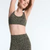Evermove Leggings mit Leopardenmuster, hoher Taille und knöchellanger Passform Evermove Leggings mit Leopardenmuster, hoher Taille und knöchellanger Passform